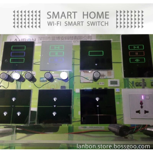 Hot! LANBON 2016 WIFI Smart Switch for Smart Home, Wifi Light Switch Remote Controlled by Android IOS Phone Remotely and Locally